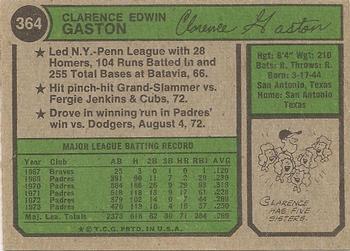 Clarence Gaston  baseball card collectible - Main Image 2