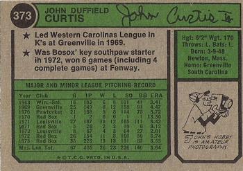 John Curtis  baseball card collectible - Main Image 2