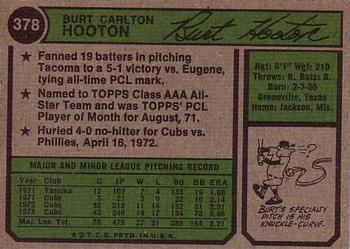 Burt Hooton  baseball card collectible - Main Image 2