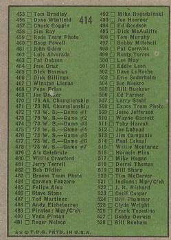 Checklist: 397-528  baseball card collectible - Main Image 2