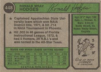 Ron Hodges  baseball card collectible - Main Image 2