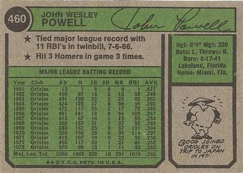 Boog Powell  baseball card collectible - Main Image 2