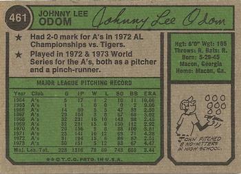 John Odom  baseball card collectible - Main Image 2