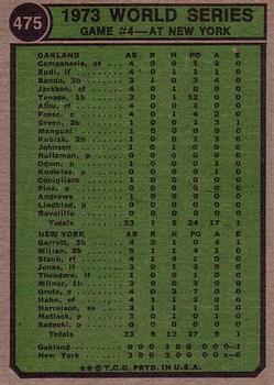 ’73 World Series Game #4  baseball card collectible - Main Image 2