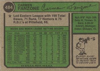 Carmen Fanzone  baseball card collectible - Main Image 2