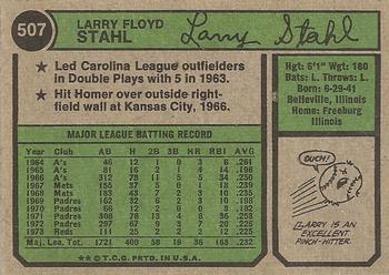 Larry Stahl  baseball card collectible - Main Image 2