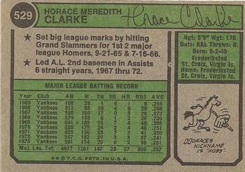 Horace Clarke  baseball card collectible - Main Image 2