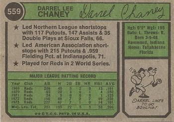 Darrel Chaney  baseball card collectible - Main Image 2