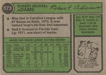 Mike Adams  baseball card collectible - Main Image 2