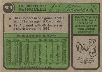 Rico Petrocelli  baseball card collectible - Main Image 2