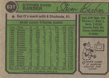 Steve Barber  baseball card collectible - Main Image 2