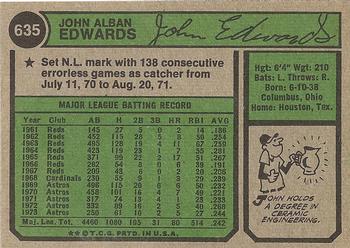 John Edwards  baseball card collectible - Main Image 2