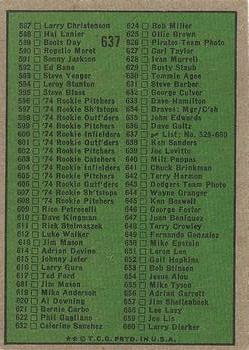 Checklist: 529-660  baseball card collectible - Main Image 2