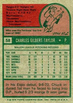 Chuck Taylor  baseball card collectible - Main Image 2