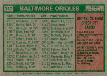 Baltimore Orioles / Earl Weaver  baseball card collectible - Main Image 2
