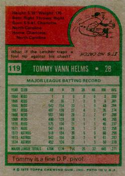Tommy Helms  baseball card collectible - Main Image 2