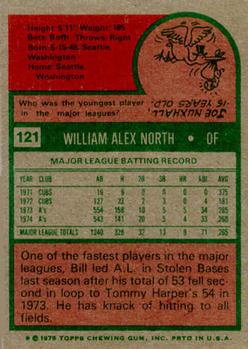 Bill North  baseball card collectible - Main Image 2