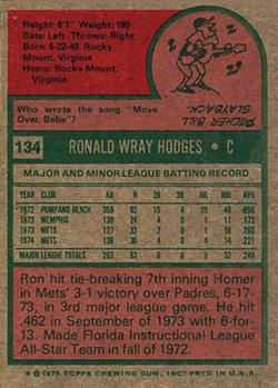 Ron Hodges  baseball card collectible - Main Image 2