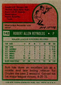 Bob Reynolds  baseball card collectible - Main Image 2