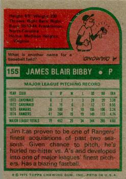Jim Bibby  baseball card collectible - Main Image 2
