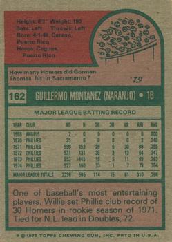 Willie Montanez  baseball card collectible - Main Image 2