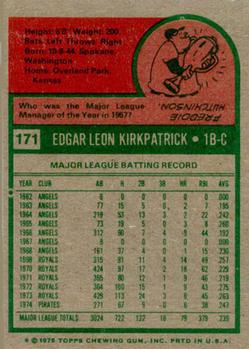 Ed Kirkpatrick  baseball card collectible - Main Image 2