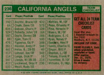 California Angels / Dick Williams  baseball card collectible - Main Image 2
