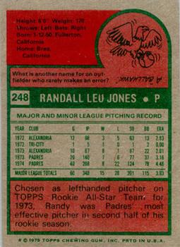 Randy Jones  baseball card collectible - Main Image 2