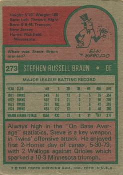 Steve Braun  baseball card collectible - Main Image 2