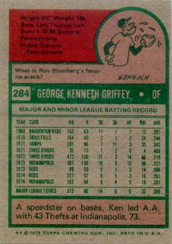 Ken Griffey  baseball card collectible - Main Image 2
