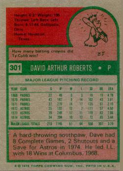 Dave Roberts  baseball card collectible - Main Image 2