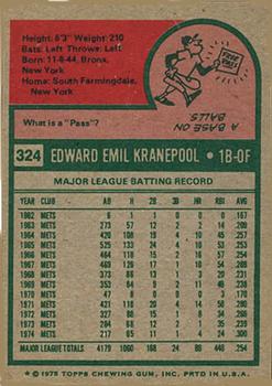 Ed Kranepool  baseball card collectible - Main Image 2