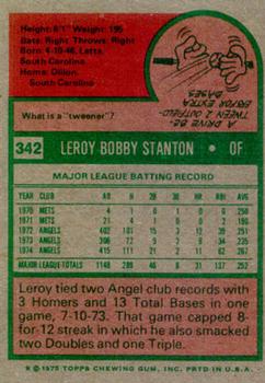 Leroy Stanton  baseball card collectible - Main Image 2