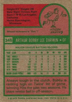 Bobby Darwin  baseball card collectible - Main Image 2