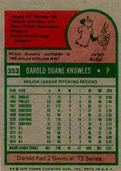 Darold Knowles  baseball card collectible - Main Image 2