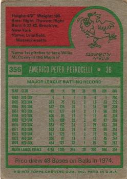 Rico Petrocelli  baseball card collectible - Main Image 2