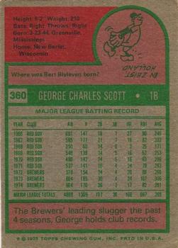 George Scott  baseball card collectible - Main Image 2