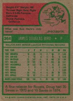 Doug Bird  baseball card collectible - Main Image 2