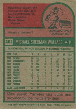Mike Wallace  baseball card collectible - Main Image 2