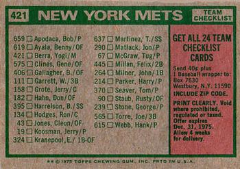New York Mets / Yogi Berra  baseball card collectible - Main Image 2