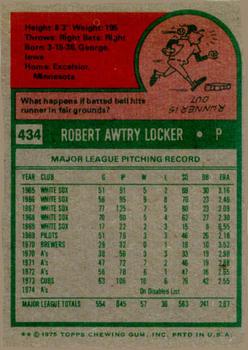 Bob Locker  baseball card collectible - Main Image 2