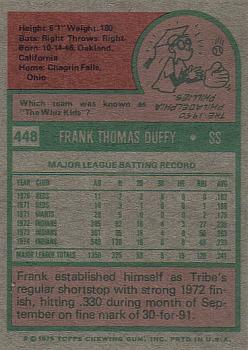 Frank Duffy  baseball card collectible - Main Image 2