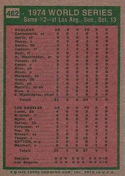 1974 World Series Game 2  baseball card collectible - Main Image 2