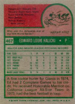 Ed Halicki  baseball card collectible - Main Image 2