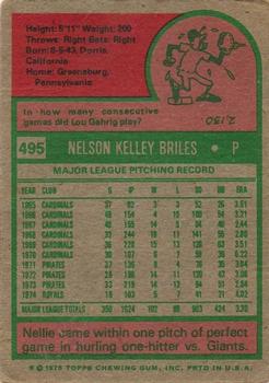 Nelson Briles  baseball card collectible - Main Image 2