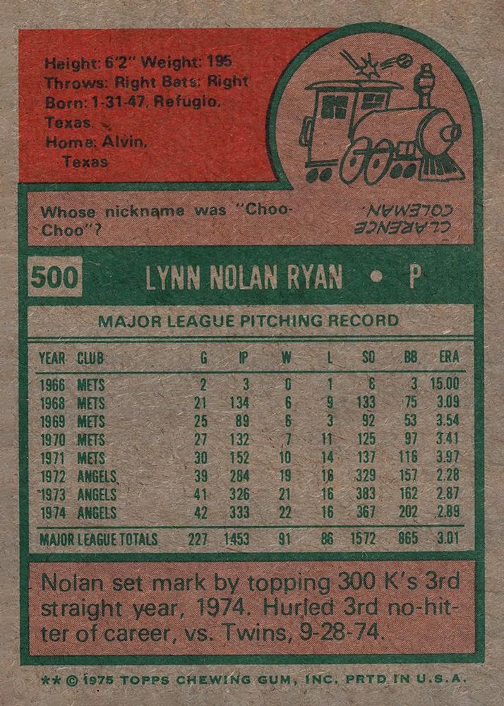 Nolan Ryan  baseball card collectible - Main Image 2