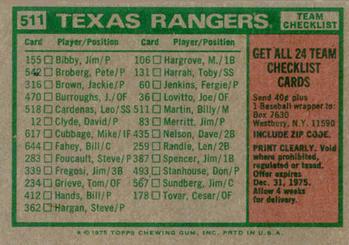 Texas Rangers / Billy Martin  baseball card collectible - Main Image 2