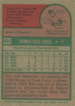 Tom House  baseball card collectible - Main Image 2