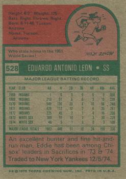 Eddie Leon  baseball card collectible - Main Image 2