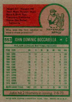 John Boccabella  baseball card collectible - Main Image 2